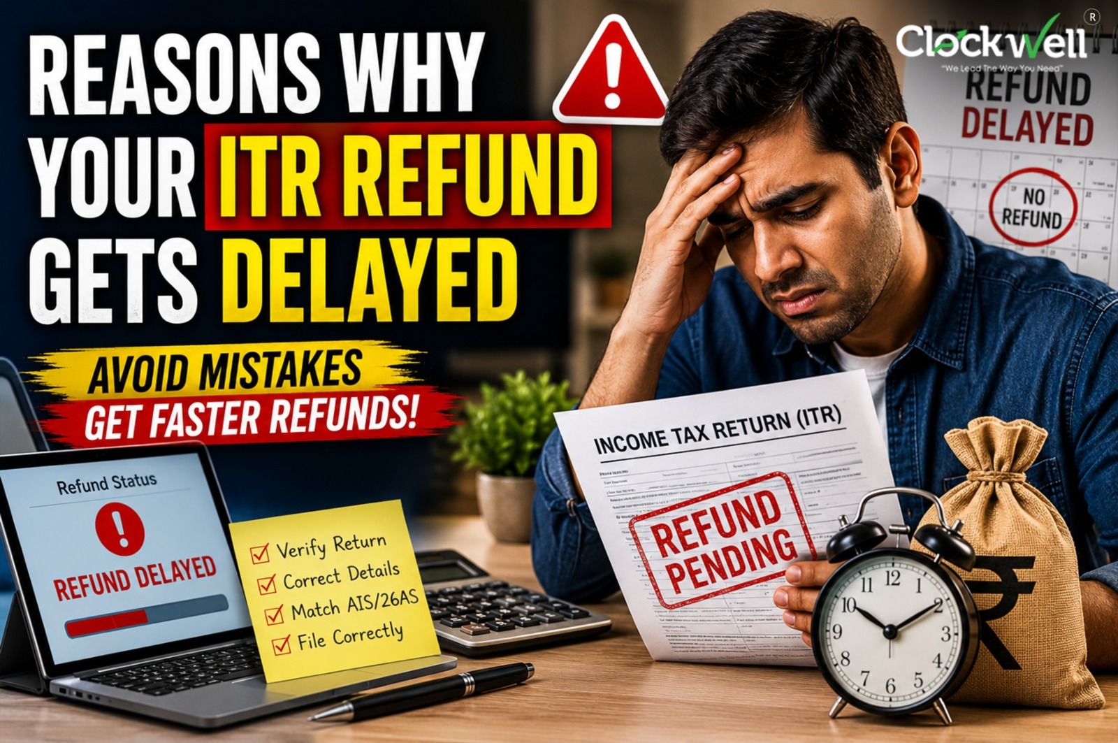 Reasons Why Your ITR Refund Gets Delayed